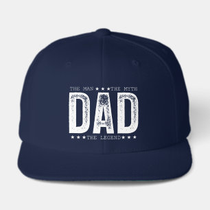 Dad The Man The Myth The Legend Navy Blue Hat