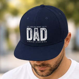 Dad The Man The Myth The Legend Navy Blue Hat