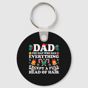 Dad The Man Who Has Everything Except A Full Head Keychain