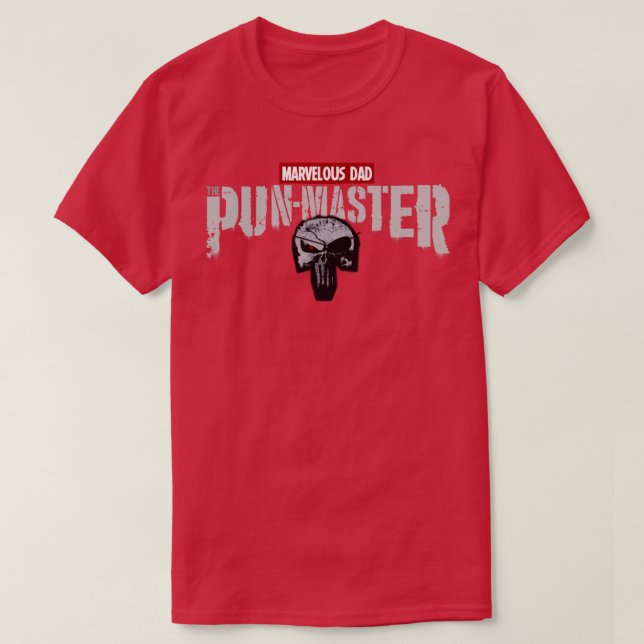 Dad The Pun Master T-Shirt (Design Front)
