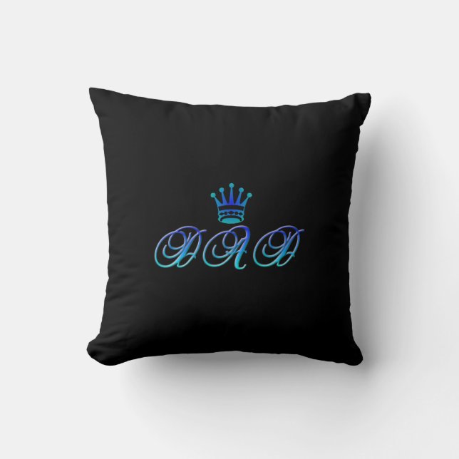 DAD Throw Pillow (Front)