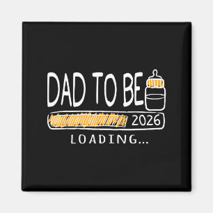 Dad To Be 2026 Loading Pregnancy Announcement New Magnet