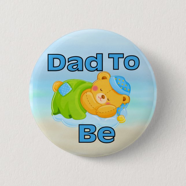 Dad to Be (Boy) Button (Front)