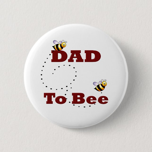 Dad to Be Button (Front)
