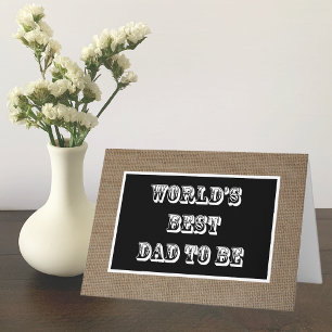 Dad to Be Fathers Day Card