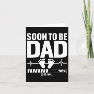 Dad To Be Fathers Day Tee For Soon To Be First Tim Card