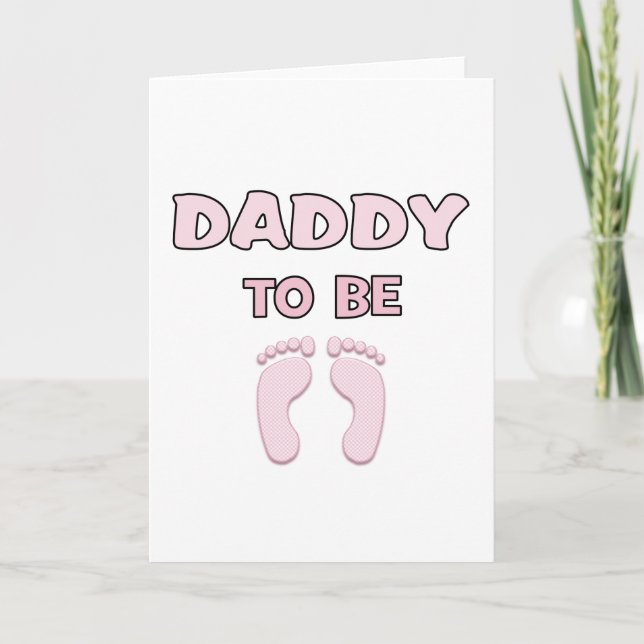 Dad to Be (Girl) Card (Front)