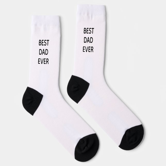 Dad to Be Socks | Funny & Cozy Gift for fathers (Right)