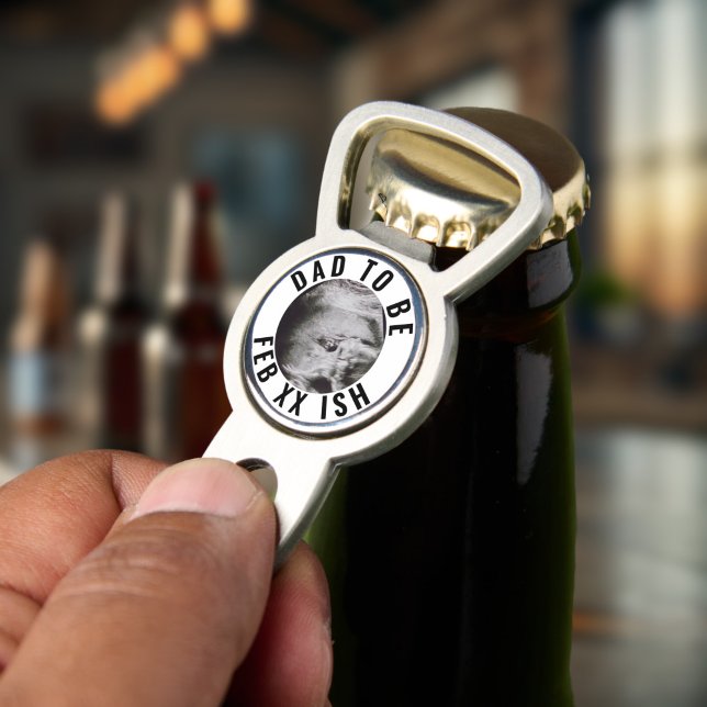 Dad to Be Ultrasound Photo 1st Father's Day Gift Divot Tool (Surprise the Dad to be with this really useful Divot Tool Bottle Opener with Marker. Add your photo)