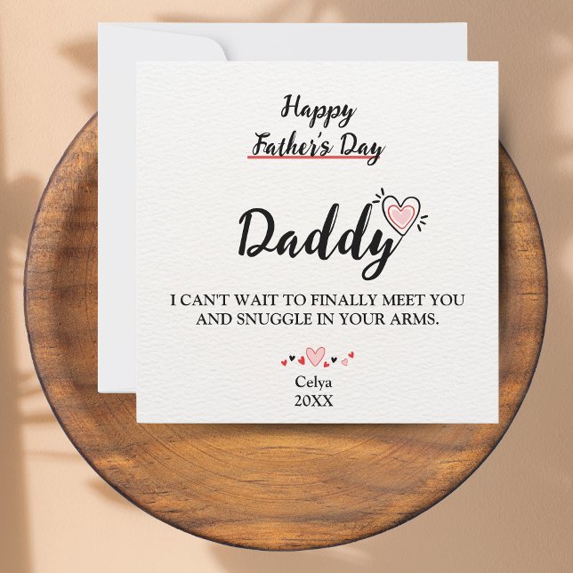Dad-to-Be with a Bump! Personalized Father's day  Invitation (Dad-to-Be with a Bump! Personalized Father's day)