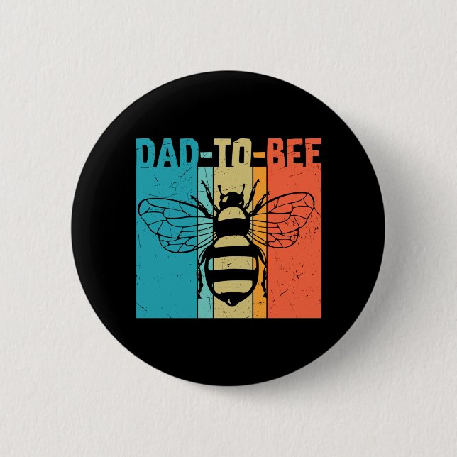 Dad to bee button (Front)