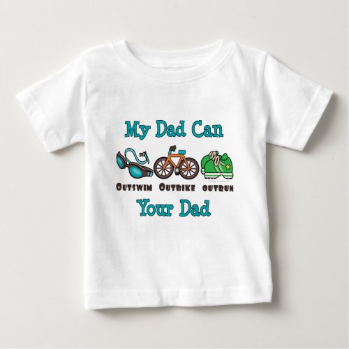 Dad Triathlon Infant T_shirt