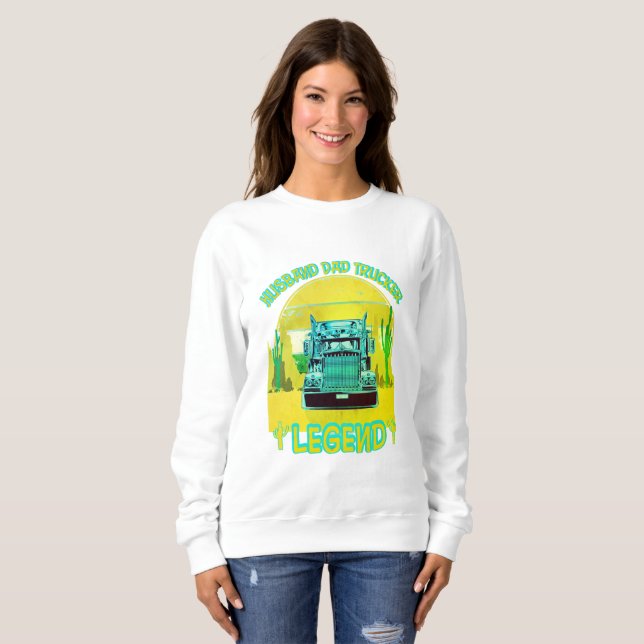 dad trucker sweatshirt (Front Full)