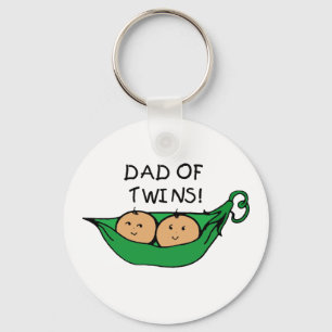 Dad Twin Pod Keychain