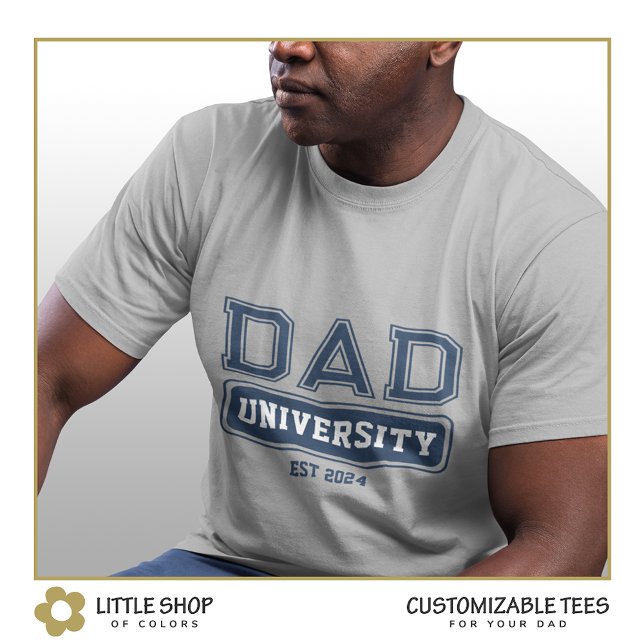 Dad University Varsity Style Father’s Day T-Shirt (Creator Uploaded)