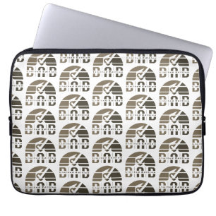 Dad Vintage & Retro: Fatherhood as Visual Emotion Laptop Sleeve