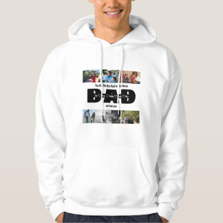 Dad, We Love You – Fathers Day 6 Photo Collage Hoodie