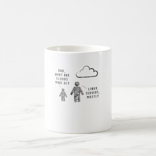 Dad What Are Clouds Made Of Programmer Coffee Mug