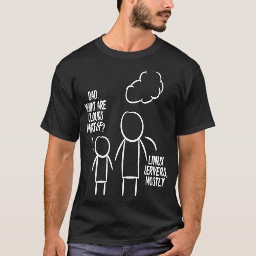 Dad What Are Clouds Software Developer  Programmer T_Shirt