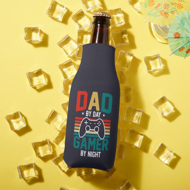 Dad who's a gamer; video games; Dad gift Bottle Cooler (In Situ Summer)