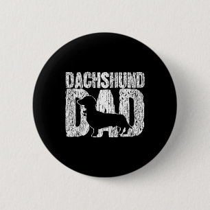 Dad Wiener Father Fathers Day Vintage Gift Button