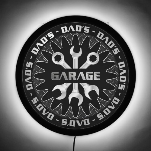 Dad Will Love This  Modern Look Garage LED Sign