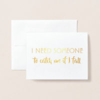 Dad Will You Be A Part of Our Wedding Day Foil Card