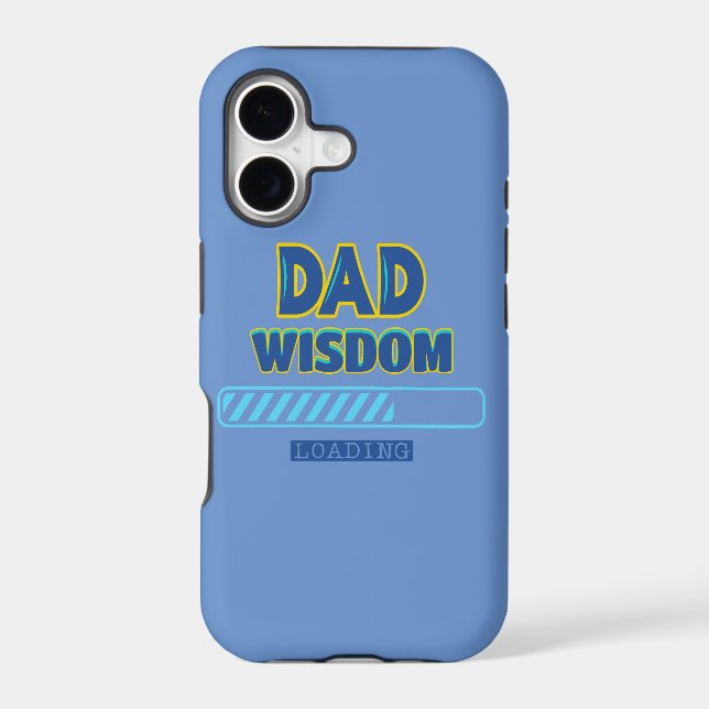 Dad Wisdom Loading Iphone Case (Back)