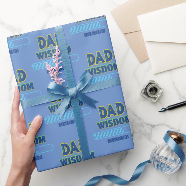 Dad Wisdom Loading Wrapping Paper (Gifting)