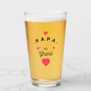 Dad with a big heart glass