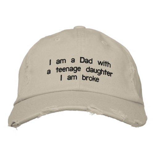 DAD WITH A DAUGHER BASEBALL CAP OR HAT