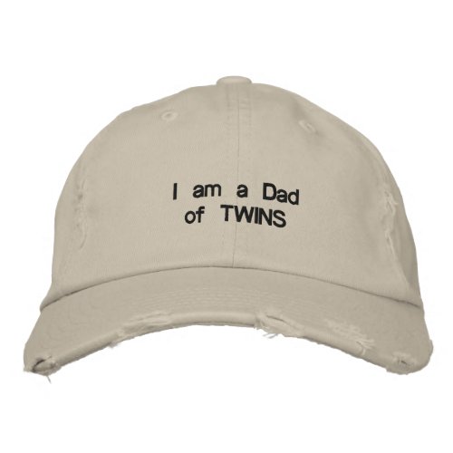 DAD WITH TWINS CAP OR HAT