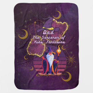 Dad, wizard baby blanket