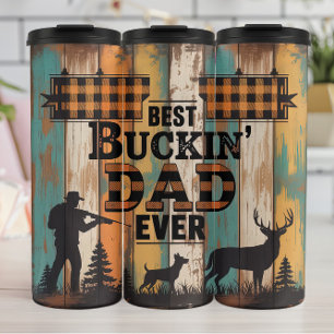 dad wolf legend, man myth strong, rugged animal po thermal tumbler