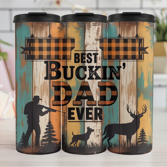 dad wolf legend, man myth strong, rugged animal po thermal tumbler (Creator Uploaded)