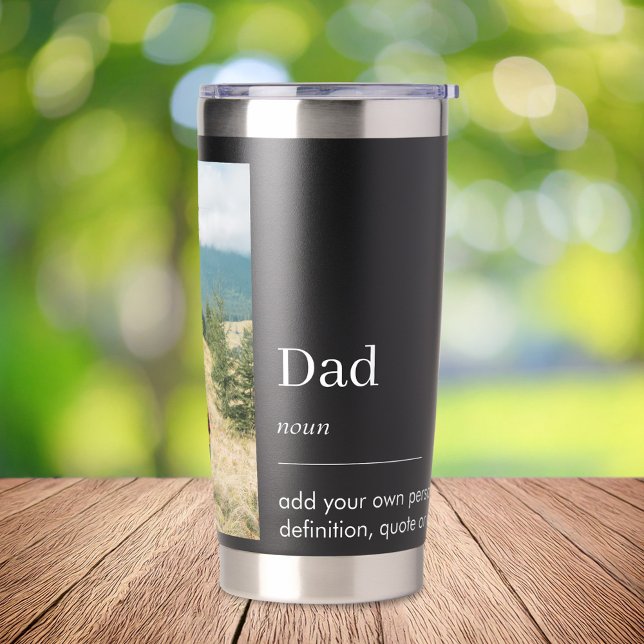 Dad Word Definition Photo Insulated Tumbler (Creator Uploaded)