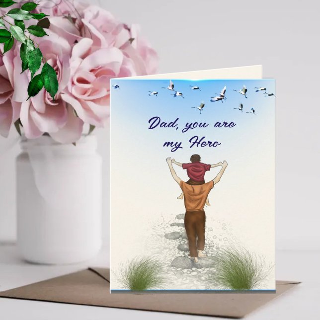 Dad, You are my Hero Card (Creator Uploaded)