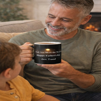 Dad You Mean the World Mug Celestial Keepsake Gift