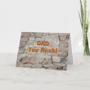 Dad - You Rock! Father's Day card