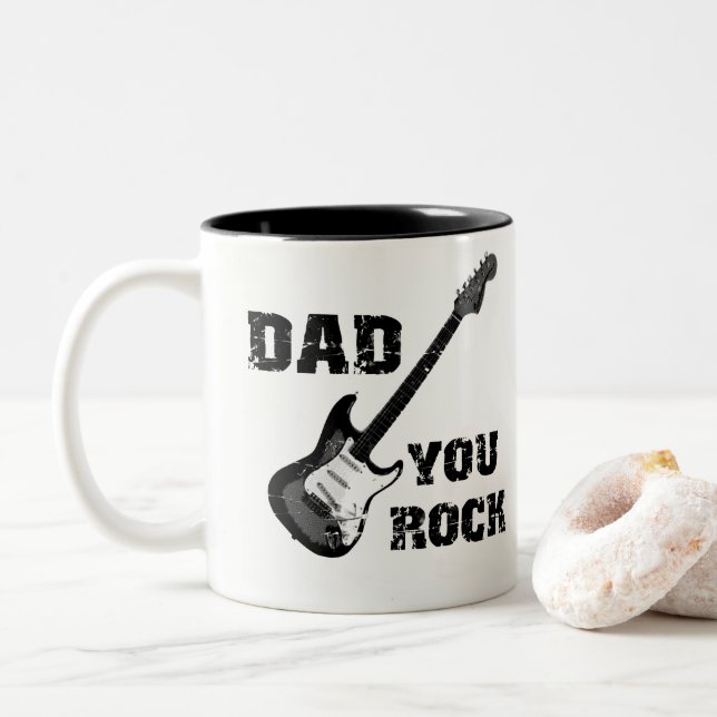Dad You Rock Mug (With Donut)