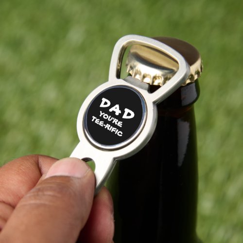 Dad Youre Tee_Rific Black And White Golfer  Divot Tool