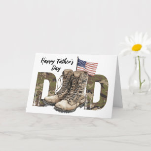 Dad, You've Always Been My Hero – Military Tribute Card