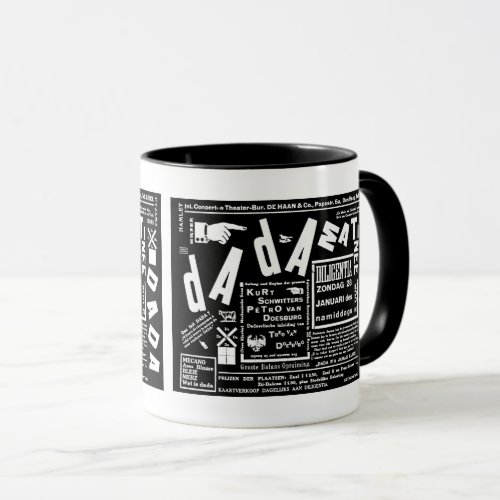 DADA ART POSTER FROM 1923 MUG