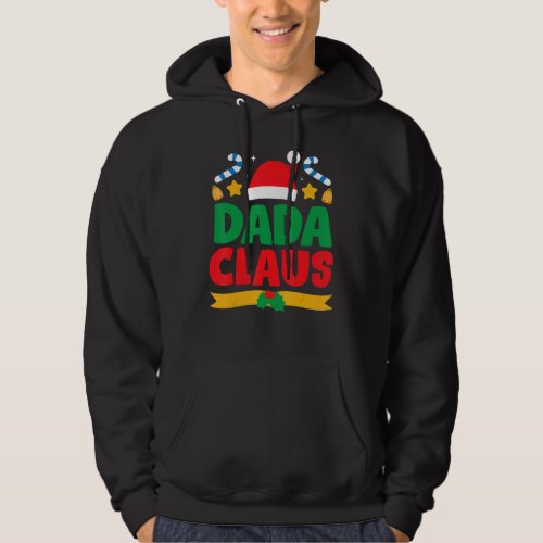 Dada Claus Santa Matching Family Pajama Pj Christm Hoodie