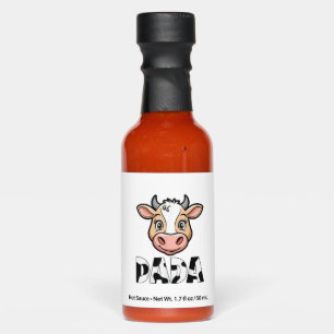 Dada Cow Print Cow Pattern Father's Day Hot Sauces