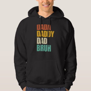 Dada Daddy Dad Bruh Retro Father's Day Hoodie