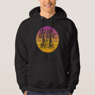 Dada Daddy Dad Bruh Retro Vintage Fathers Day Dad  Hoodie