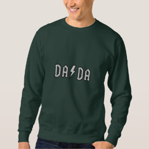 DADA Embroidered Hoodie Funny Dad Hoodie Fathe
