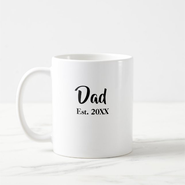 Dada Established New Dad Mug (Left)