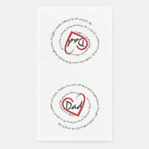 Dada - Fathers Day Paper Guest Towels
